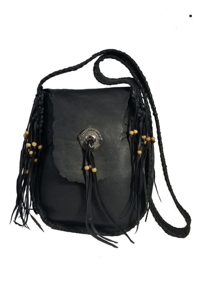 (image for) Old Faitful Concho Front Leather Shoulder Cross Body Bag